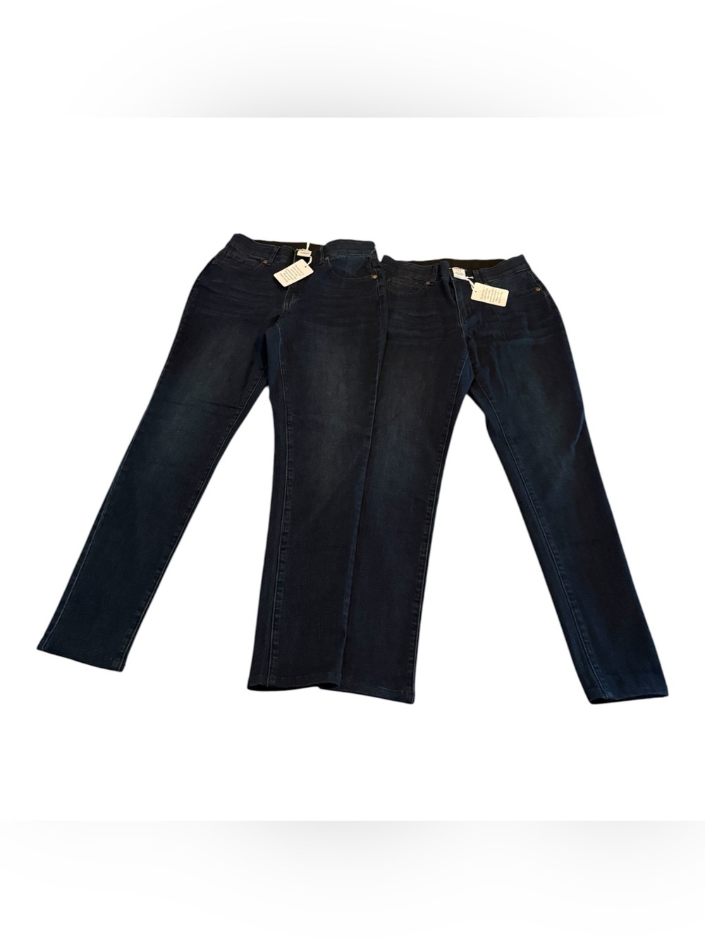 Monroe & Main Skinny Jeans Lot 2 Size 10 Dark Wash Stretch Denim NWOT